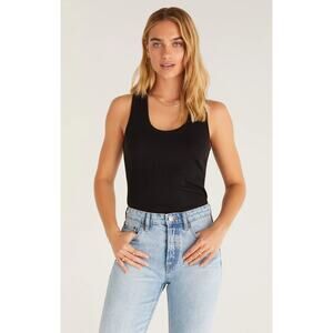 Z Supply Black Sirena Rib Tank NWT SIZE S M L